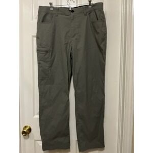 Orvis 36x30 Classic Tech Pant Stretch Zipper Cargo Pockets Gray water repellent